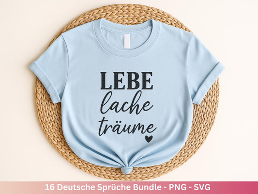 Deutsche Sprüche Plotterdatei - Positive Sprüche Svg - Lieblingsmensch Svg - Inspirierende Zitate - Positive Sprüche Svg - Pusteblumen Svg