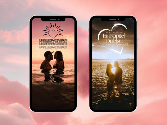 150 Instagram Story Sticker Liebe – Tagessprüche Insta Stories – Basic – Valentinstag – Alltag - Beziehung - Daily - Digital Stickers Love