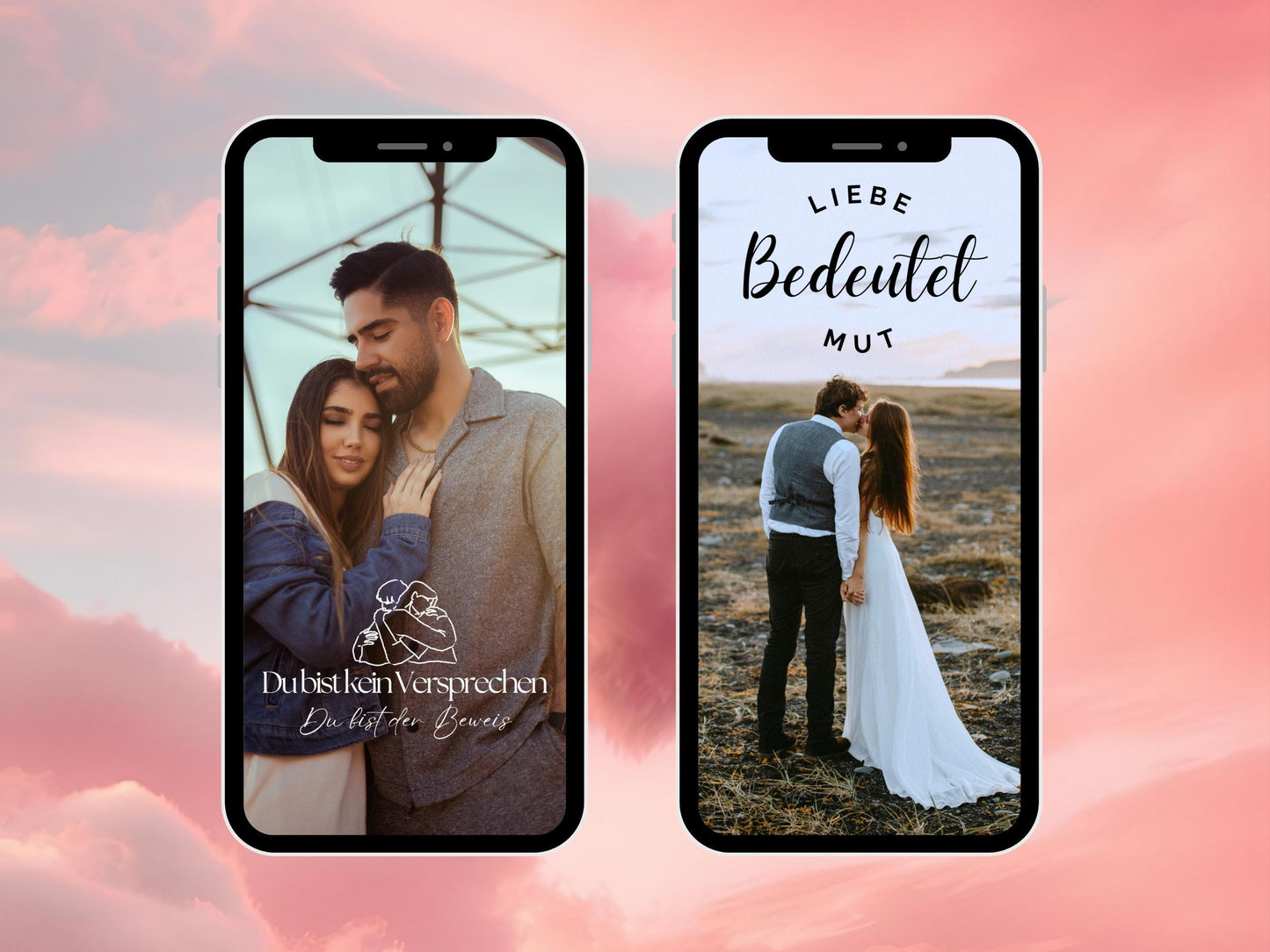 150 Instagram Story Sticker Liebe – Tagessprüche Insta Stories – Basic – Valentinstag – Alltag - Beziehung - Daily - Digital Stickers Love