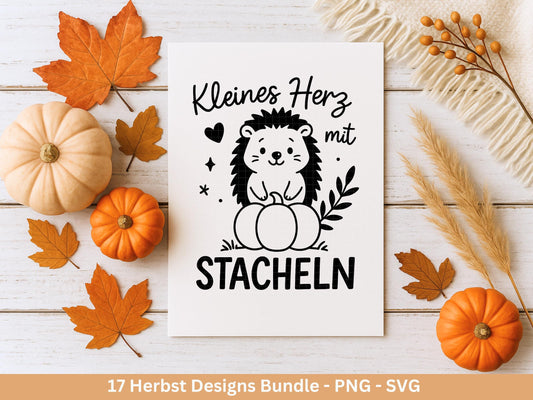 Plotterdatei Herbst - Herbst svg - Hallo Herbst - Herbstzauber svg - Laserdatei Herbst - Kürbis svg - Igel svg - Pilz svg - Herbst Sprüche