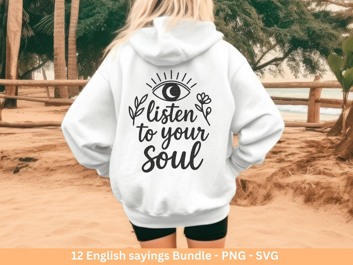 Boho Inspirational svg Png Bundle, positive Affirmationen svg, Kindness svg, immer würdig Matter genug svg, florale Zitate svg Motivierend