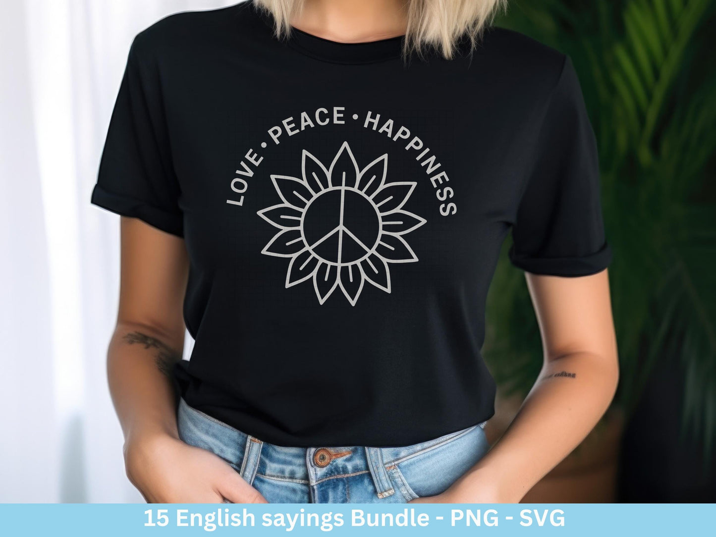 Boho Inspirational svg Png Bundle, positive Affirmationen svg, Kindness svg, immer würdig Matter genug svg, florale Zitate svg Motivierend