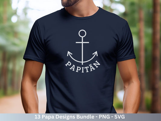 Deutsche Plotterdatei Papa- Vatertagsgeschenk - Papa svg - Deutsche Sprüche Svg - Familie Svg - Cricut svg - Laserdatei Papa - Geschenk Papa