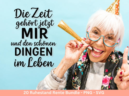 Deutsche Plotterdatei Rente - Rentner Sprüche - Geschenk zur Rente - Herz svg - Ruhestand svg - Deutsche Sprüche - Laserdatei - Cricut