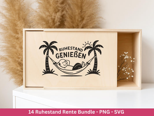 Plotterdatei Rente - Rentner Sprüche - Geschenk Rente - Herz svg - Ruhestand svg - Deutsche Sprüche - Laserdatei Rente - Ruhestand Geschenk