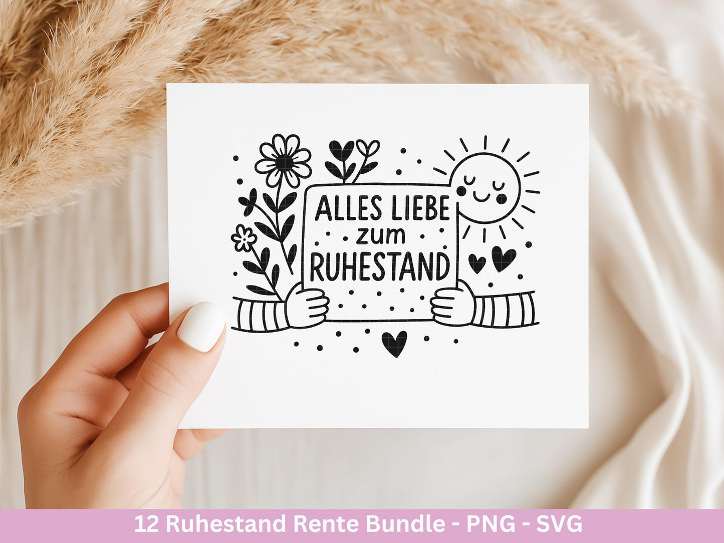 Plotterdatei Rente - Rentner Sprüche - Geschenk Rente - Herz svg - Ruhestand svg - Deutsche Sprüche - Laserdatei Rente - Ruhestand Geschenk