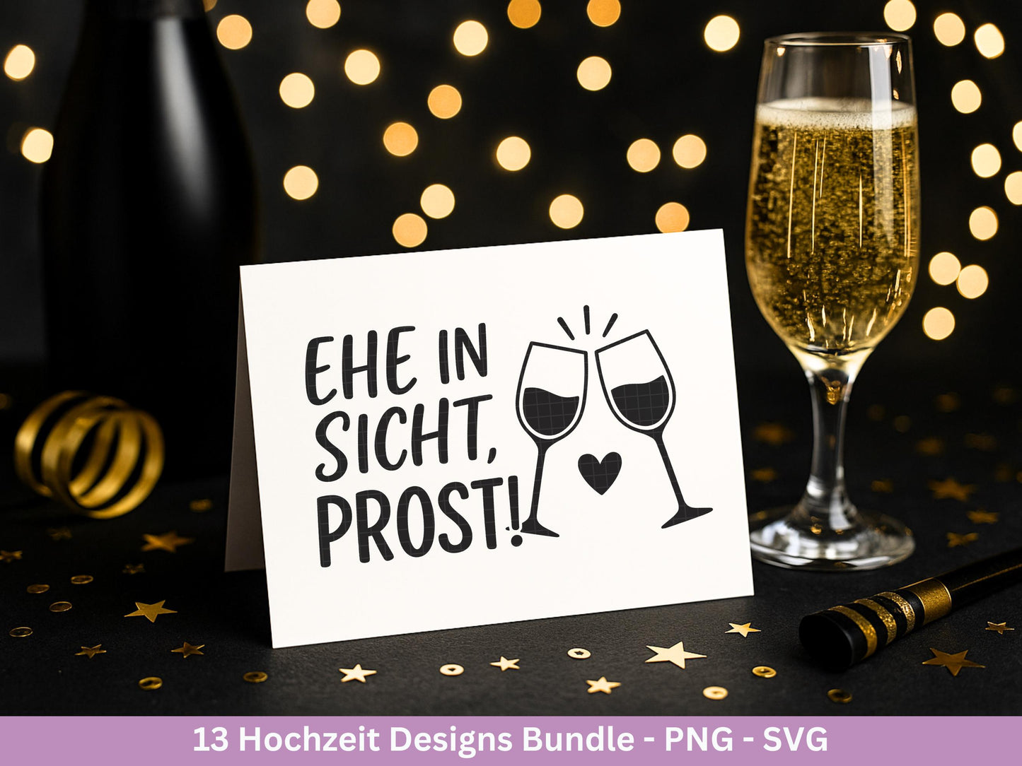Plotterdatei Braut SVG Bundle - Hochzeit Party - Brautjungfer - JGA - Verlobungsfeier- Braut Shirts - Hochzeit Svg - Sekt Svg - Jga Shirts