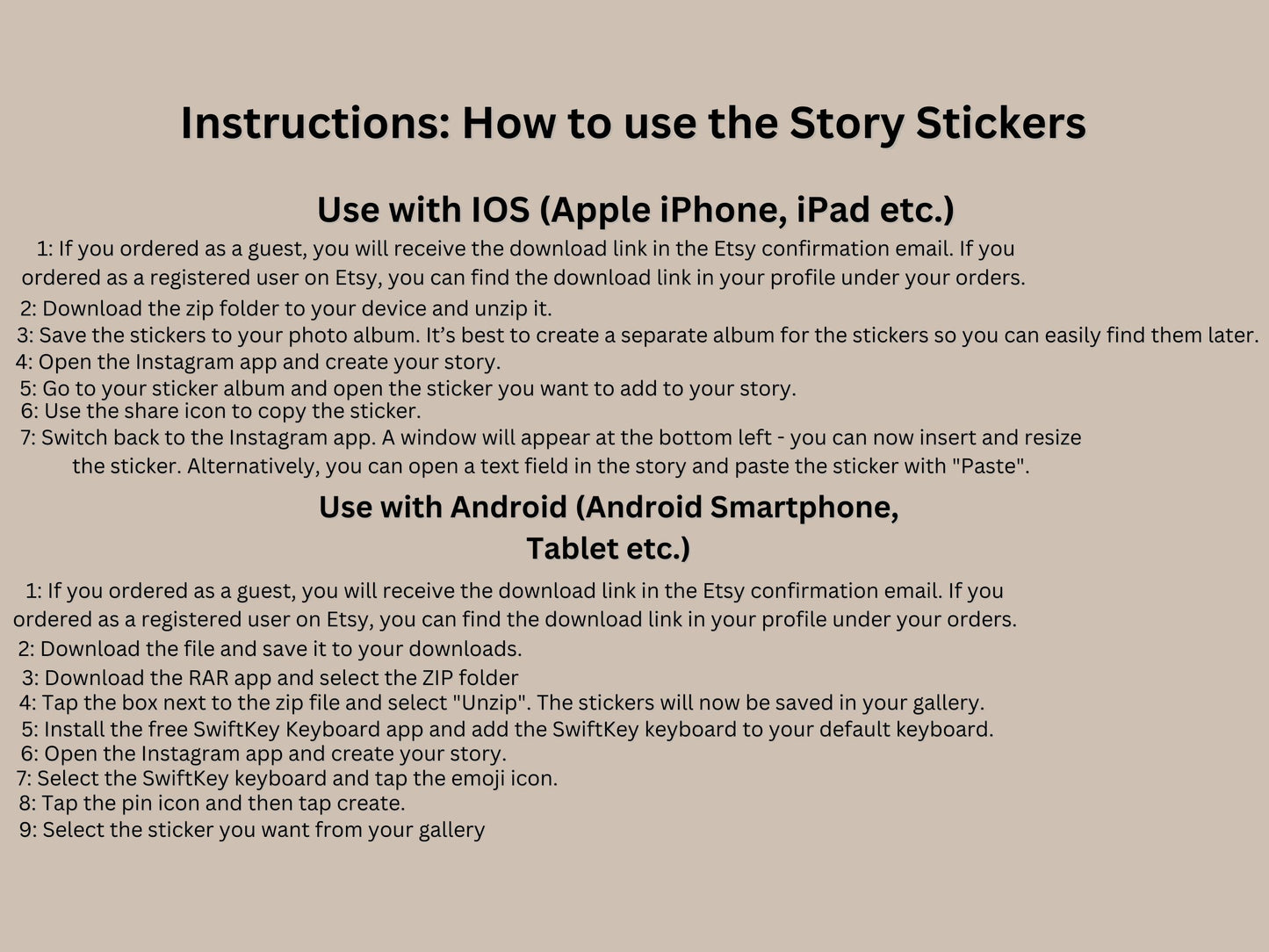 160 Instagram Story Sticker – Deutsch | Alltag | Kaffee | Humor | Home | Storysticker Daily | Basic | Kalligraphie | Guten Morgen | Sprüche