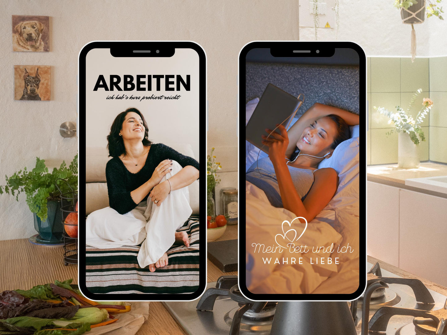 160 Instagram Story Sticker – Deutsch | Alltag | Kaffee | Humor | Home | Storysticker Daily | Basic | Kalligraphie | Guten Morgen | Sprüche