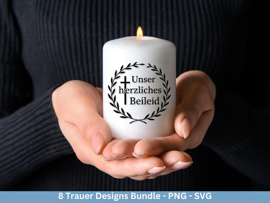 Plotterdatei Trauer - Abschied Svg - Kerzen Sprüche Trauer - Grablichter Sprüche deutsch - Du fehlst svg - Trostlicht svg - Abschied nehmen
