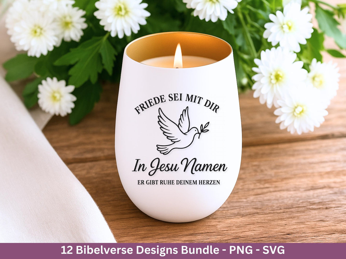 Plotterdatei Bibelverse deutsch - Christliches SVG-Bundle - Jesus Svg - Glaube Svg - Gott Svg - Religiöses Svg - Bibelvers Svg - Cricut Svg