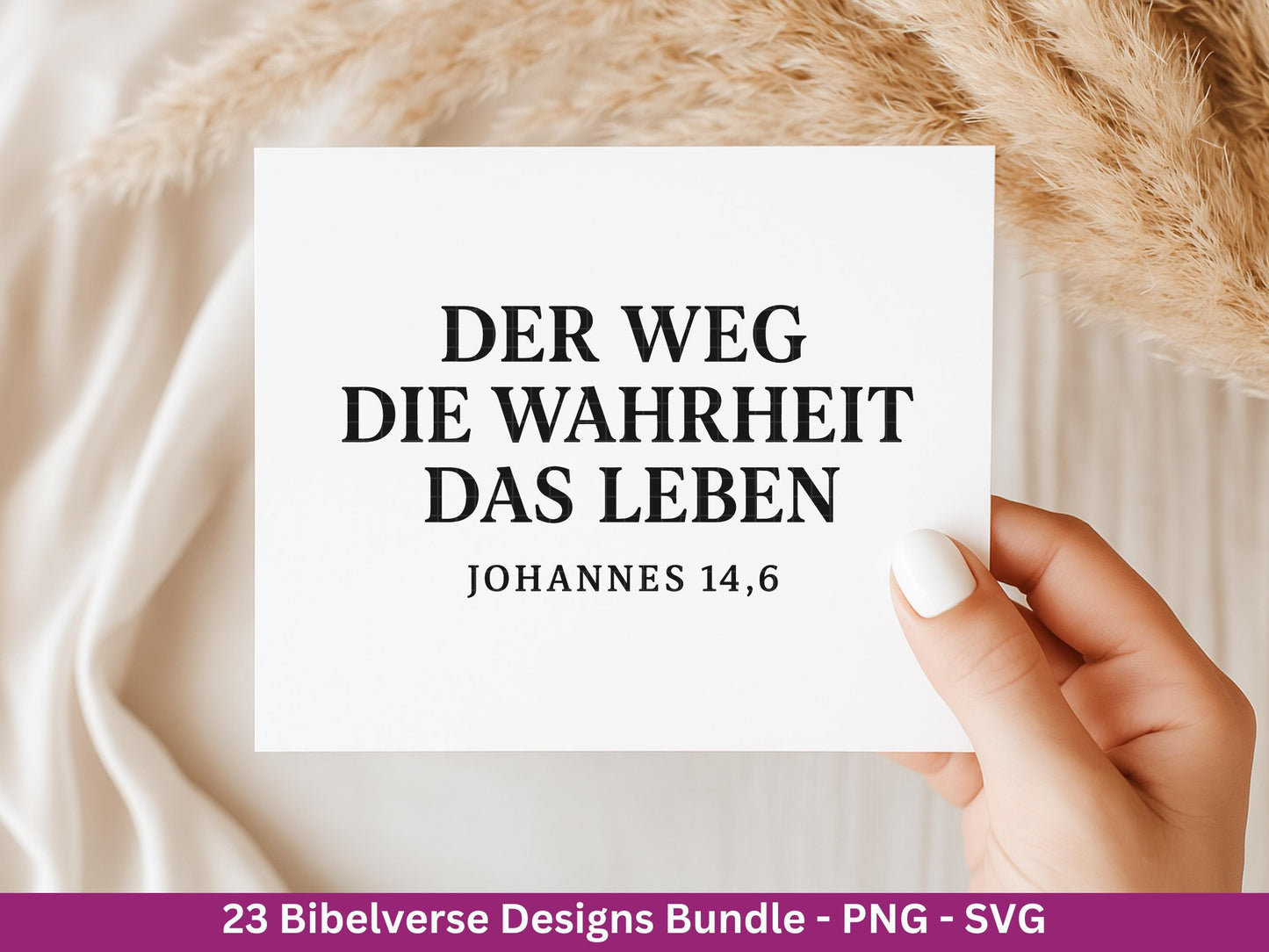 Plotterdatei Bibelverse deutsch - Christliches SVG-Bundle - Jesus Svg - Glaube Svg - Gott Svg - Religiöses Svg - Bibelvers Svg - Cricut Svg