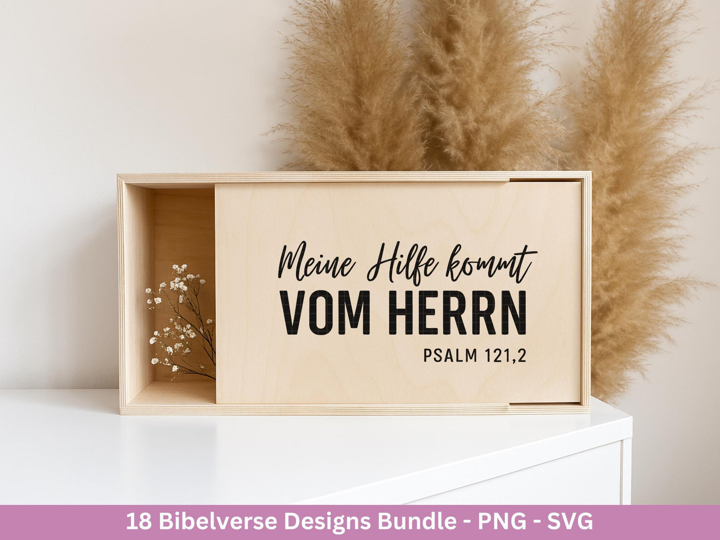 Plotterdatei Bibelverse deutsch - Christliches SVG-Bundle - Jesus Svg - Glaube Svg - Gott Svg - Religiöses Svg - Bibelvers Svg - Cricut Svg