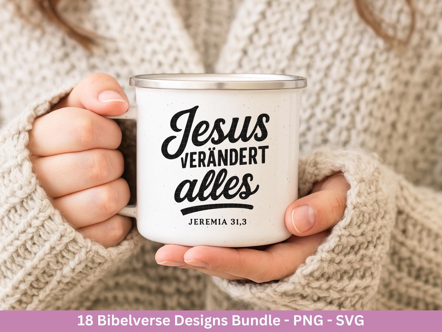 Plotterdatei Bibelverse deutsch - Christliches SVG-Bundle - Jesus Svg - Glaube Svg - Gott Svg - Religiöses Svg - Bibelvers Svg - Cricut Svg