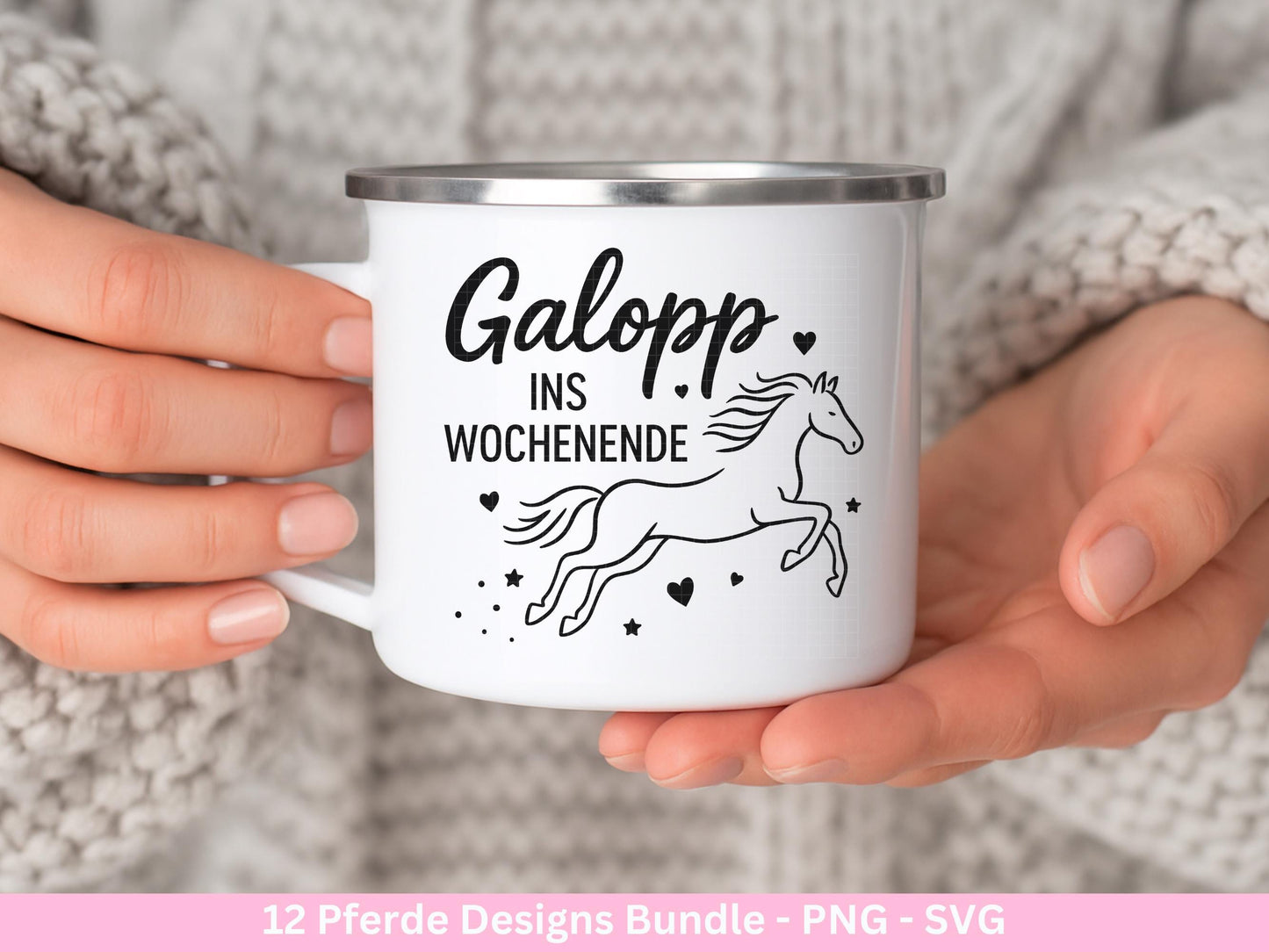 Pferde SVG Plotterdatei – Deutsche Sprüche & Reiter Sprüche – Seelenpferd Hufe Sattel – Laserdatei Cricut Silhouette Geschenk Pferdeliebe