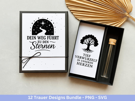 Plotterdatei Trauer - Abschied Svg - Kerzen Sprüche Trauer - Grablichter Sprüche deutsch - Du fehlst svg - Trostlicht svg - Abschied nehmen