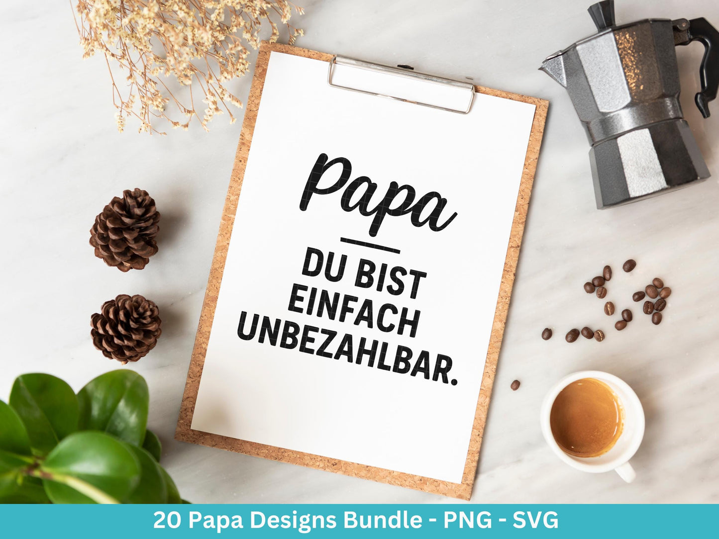 Deutsche Plotterdatei Papa- Vatertagsgeschenk - Papa svg - Deutsche Sprüche Svg - Familie Svg - Cricut svg - Laserdatei Papa - Geschenk Papa