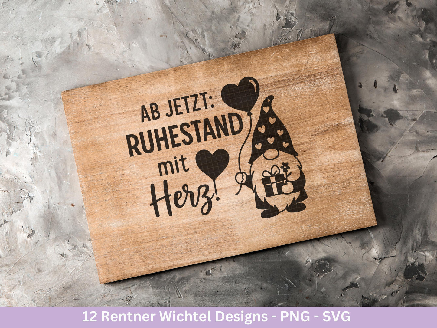 Plotterdatei Rente - Rentner Spruch - Geschenk Rente - Wichtel Svg - Ruhestand svg - Deutsche Sprüche - Ruhestand Geschenk - Zwerg Svg Datei
