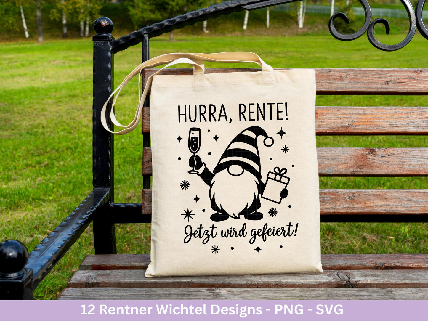 Plotterdatei Rente - Rentner Spruch - Geschenk Rente - Wichtel Svg - Ruhestand svg - Deutsche Sprüche - Ruhestand Geschenk - Zwerg Svg Datei