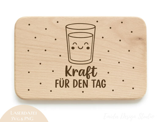 Laserdatei Kinder Frühstücksbrettchen – Lustige Sprüche SVG PNG – Holz Gravur Datei Tiere – Frühstück Brett Gravur für Kinder Geschenkidee