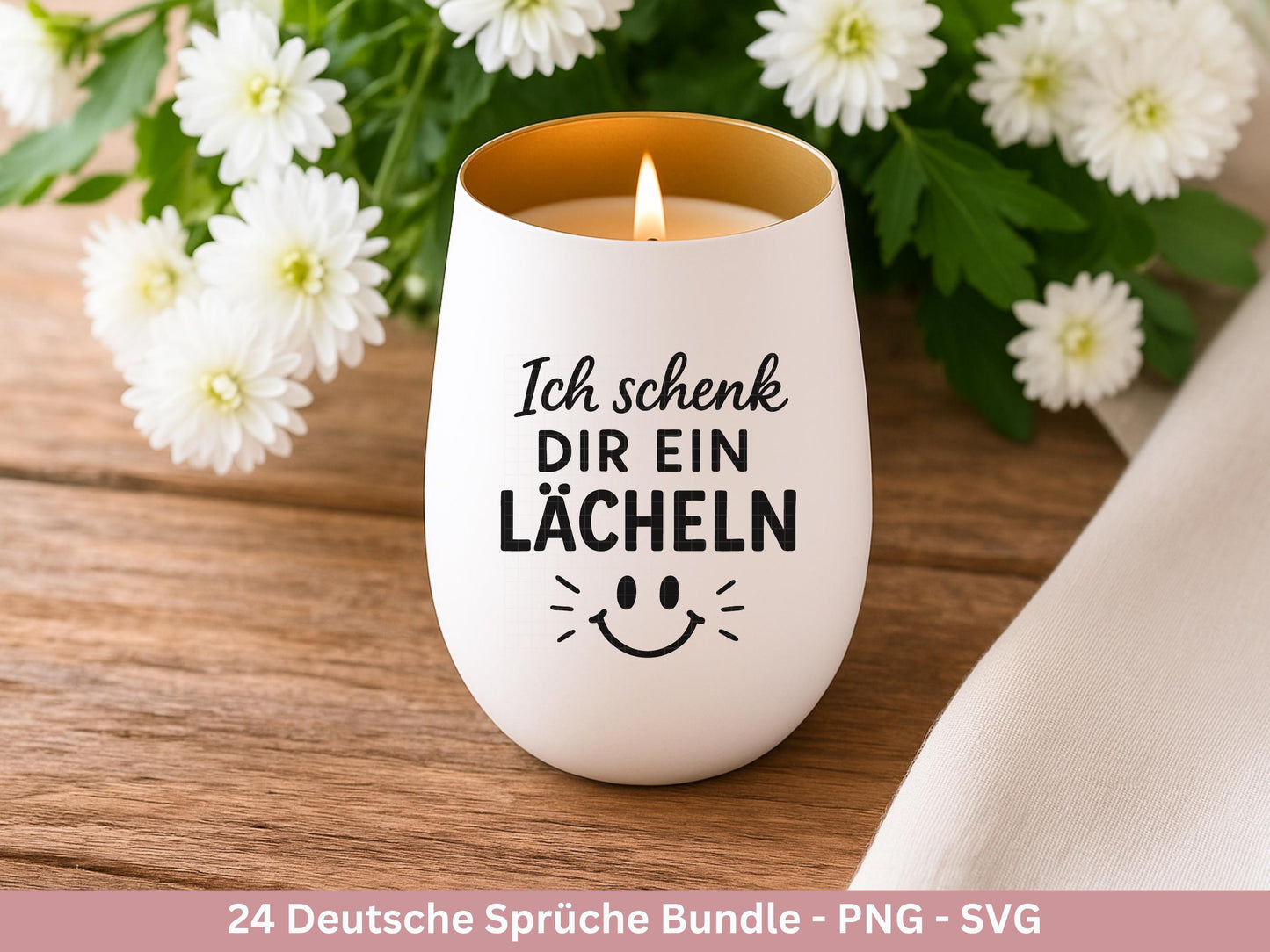 Deutsche Sprüche Plotterdatei - Positive Sprüche Svg - Svg Datei Liebe - Inspirierende Zitate - Positive Sprüche Svg - Laserdatei Spruch Svg