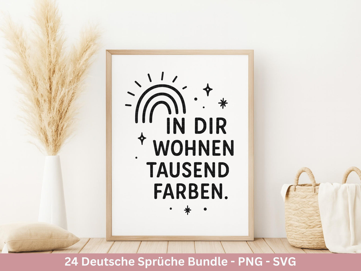 Deutsche Sprüche Plotterdatei - Positive Sprüche Svg - Svg Datei Liebe - Inspirierende Zitate - Positive Sprüche Svg - Laserdatei Spruch Svg