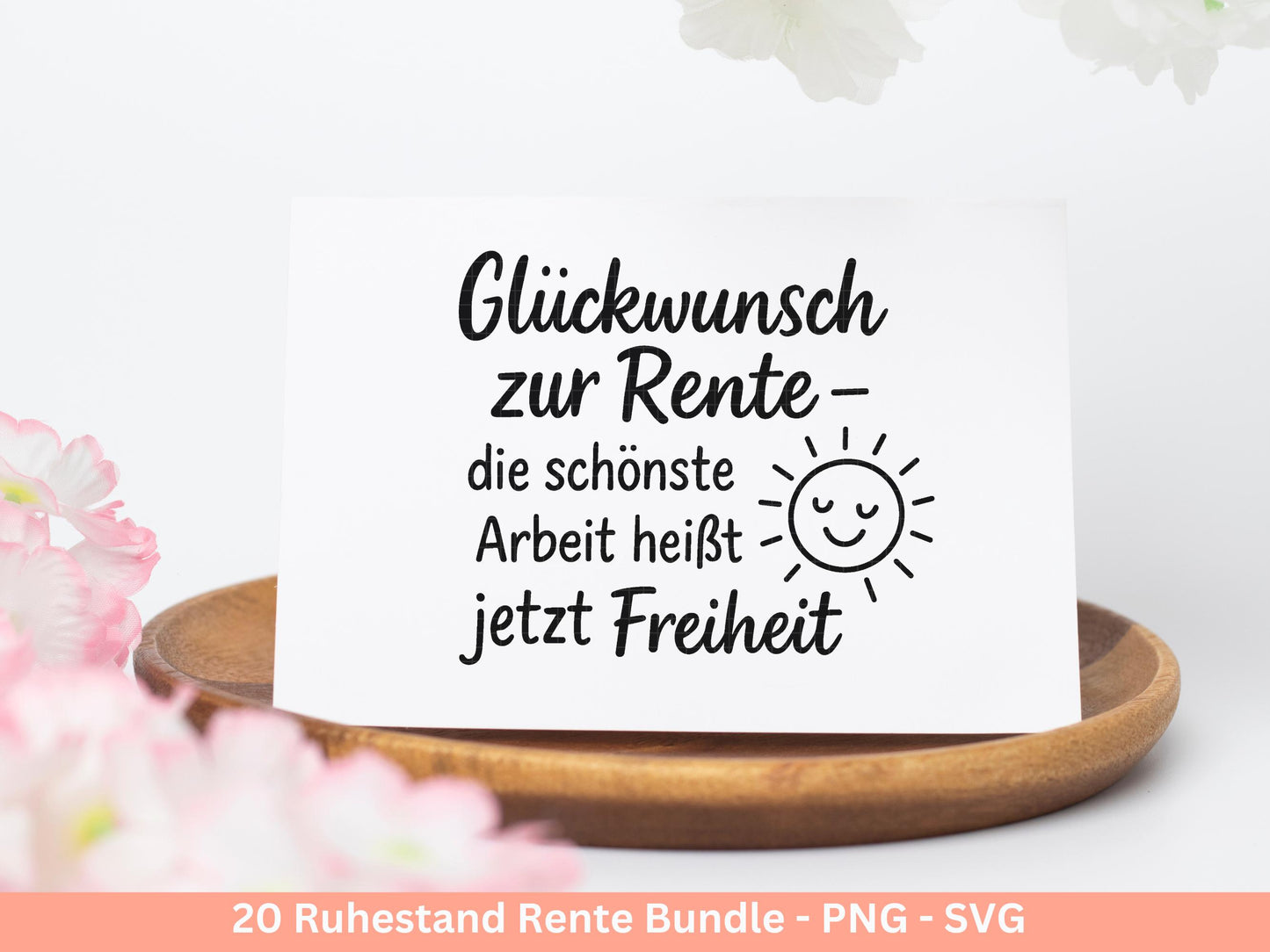 Deutsche Plotterdatei Rente - Rentner Sprüche - Geschenk zur Rente - Herz svg - Ruhestand svg - Deutsche Sprüche - Laserdatei - Cricut