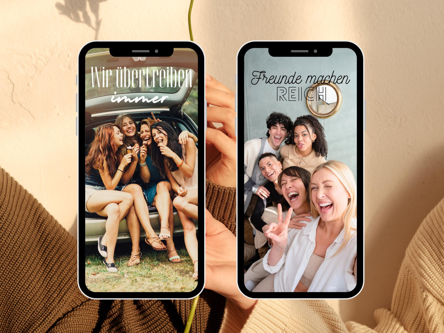 200 Story Sticker Beste Freunde – Instagram Sticker Bundle – Freundschaft Quotes PNG – Insta Stories Deko – BFF Sprüche Freundinnen Vibes