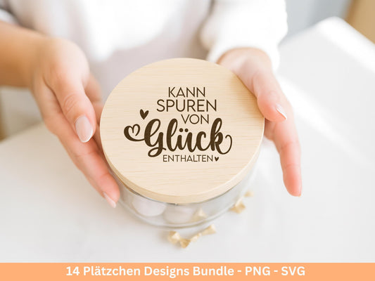 Plotterdatei & Laserdatei Keksdosen Sprüche – Plätzchen-Sprüche Designs SVG PNG – Etiketten für Plätzchen-Dosen und Gläser Cricut Silhouette