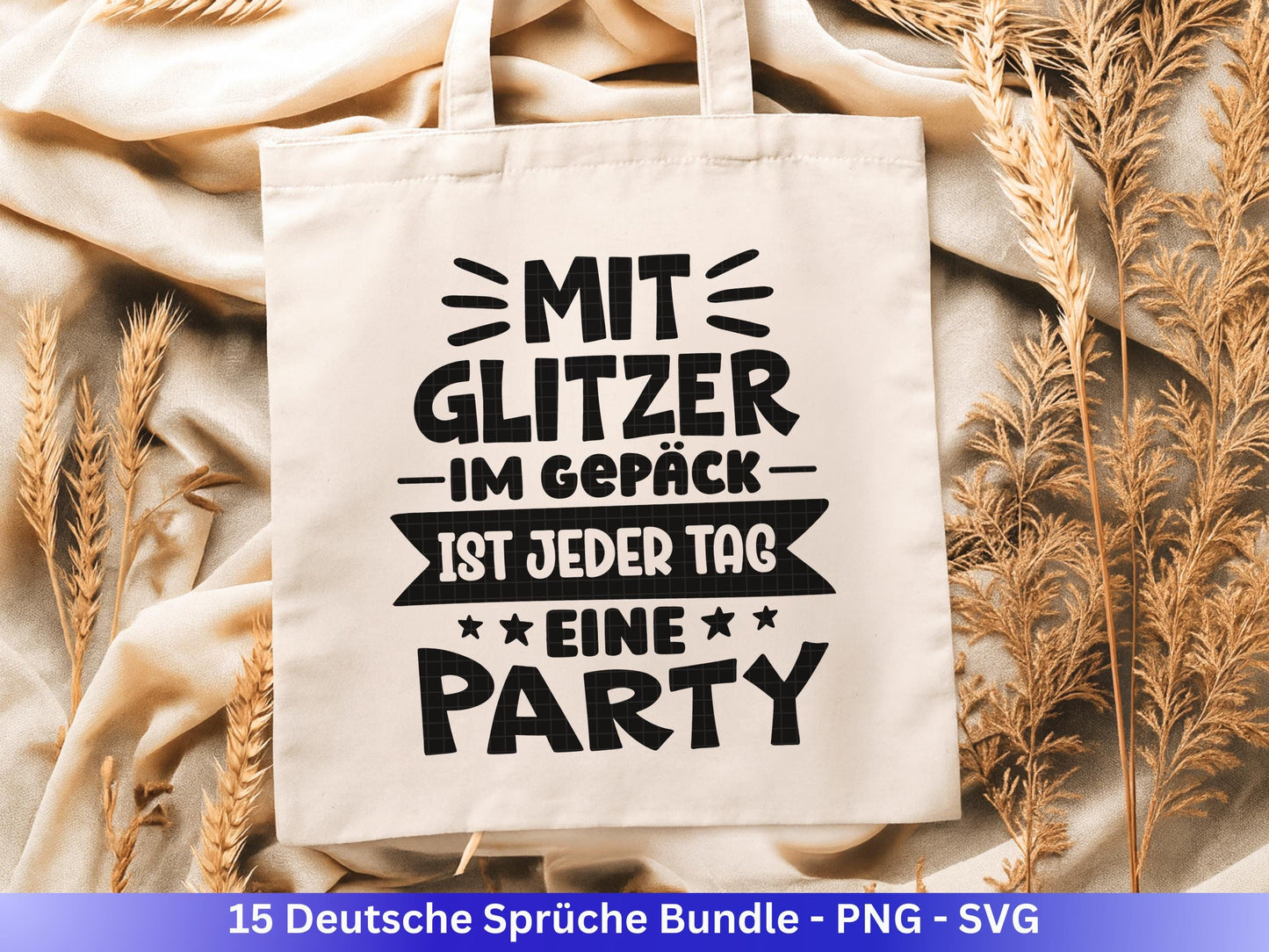 Deutsche Sprüche SVG Plotterdatei – Lustiges Bundle für Cricut & Silhouette – Lama Einhorn Kaffee Rente – Shirt Tasse Geschenkidee