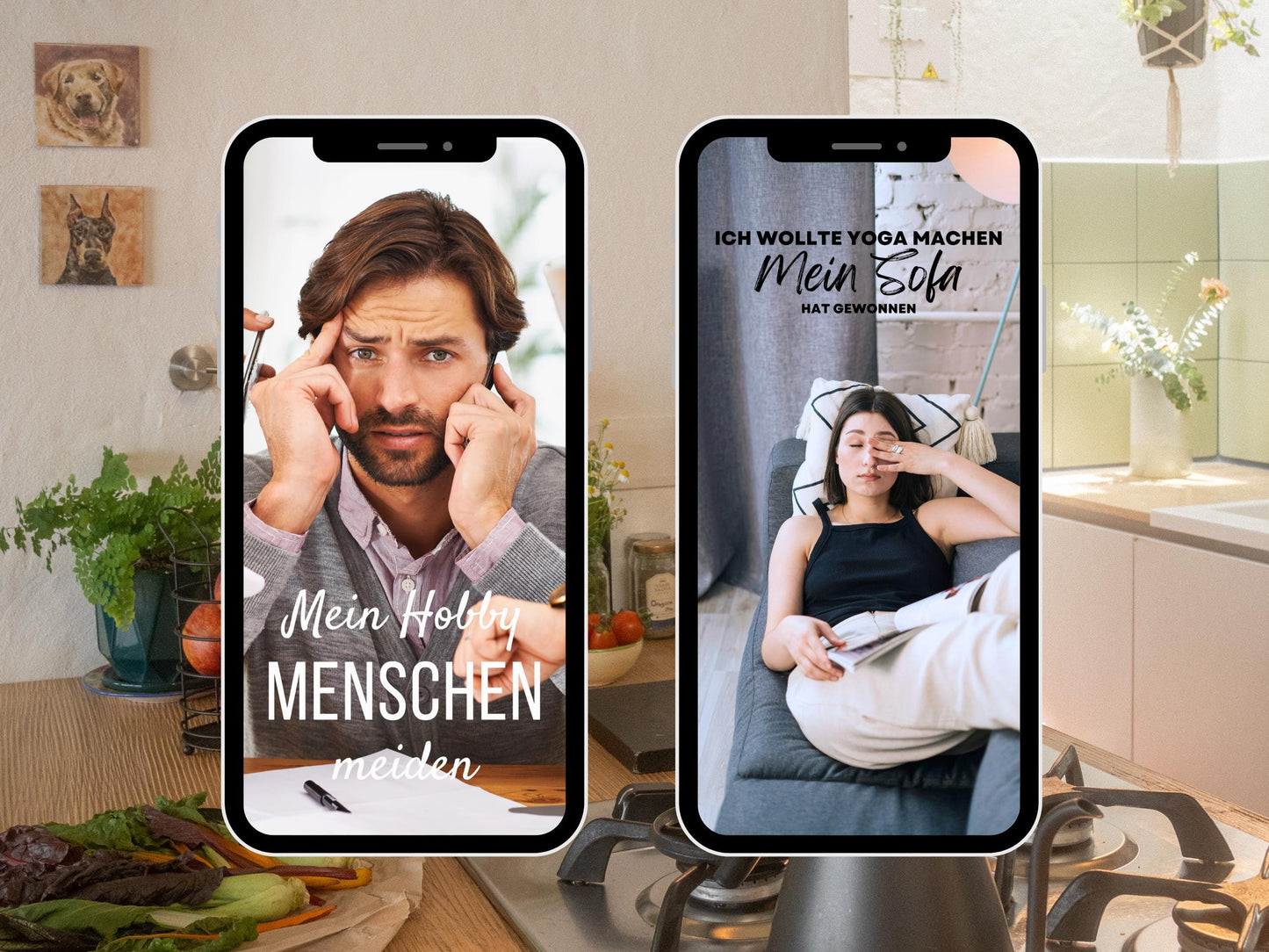 160 Instagram Story Sticker – Deutsch | Alltag | Kaffee | Humor | Home | Storysticker Daily | Basic | Kalligraphie | Guten Morgen | Sprüche