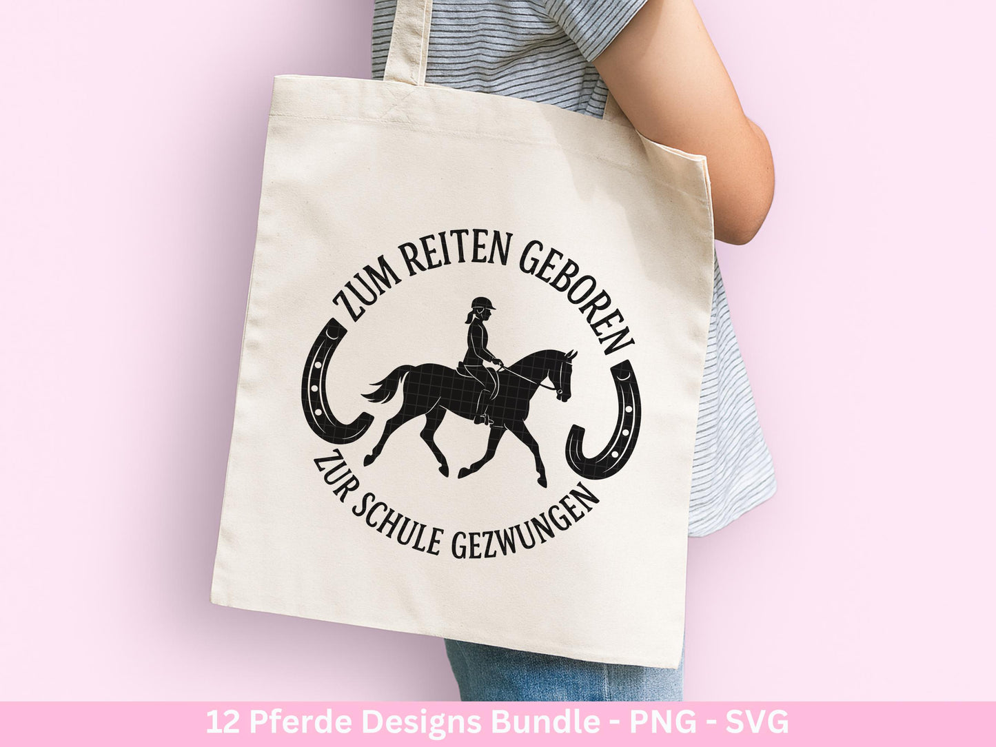 Pferde SVG Plotterdatei – Deutsche Sprüche & Reiter Sprüche – Seelenpferd Hufe Sattel – Laserdatei Cricut Silhouette Geschenk Pferdeliebe