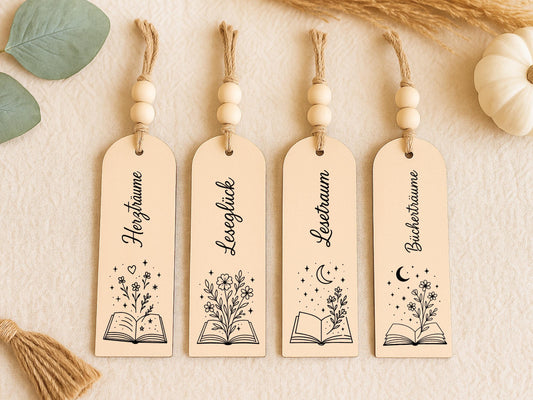 Laserdatei & Plotterdatei Lesezeichen SVG PNG – Deutsche Sprüche Bücher Zitate – Geschenkidee für Bücherfreunde – Cricut Silhouette Lesen