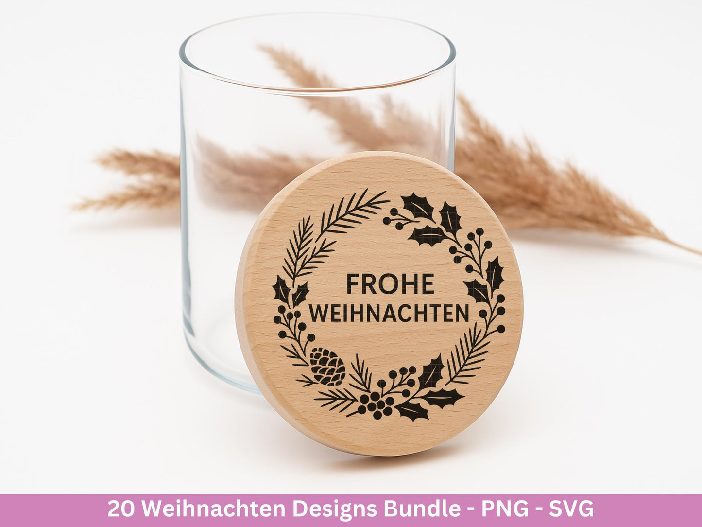 Weihnachten SVG Bundle – Deutsche Plotterdatei & Laserdatei | Frohe-Weihnachten Sprüche, Winter-Deko | PNG SVG | Cricut Silhouette – Diy