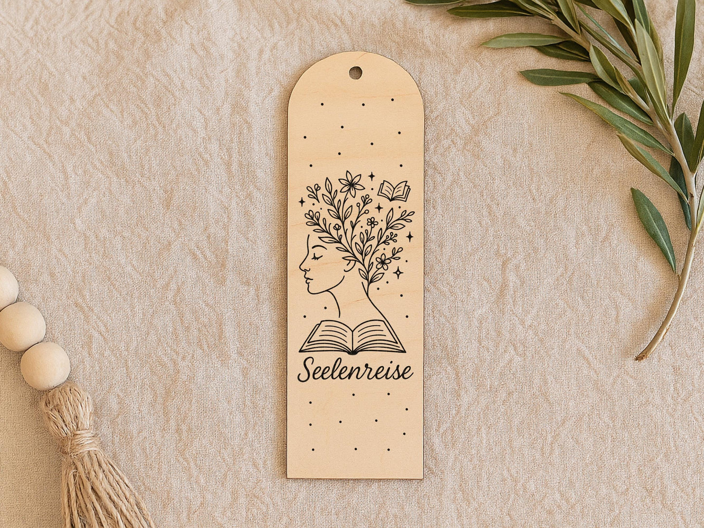 Lesezeichen SVG PNG – Laserdatei & Plotterdatei Frauen Silhouetten mit Blumen und Büchern – Geschenkidee für Leseratten und Bücherfreunde