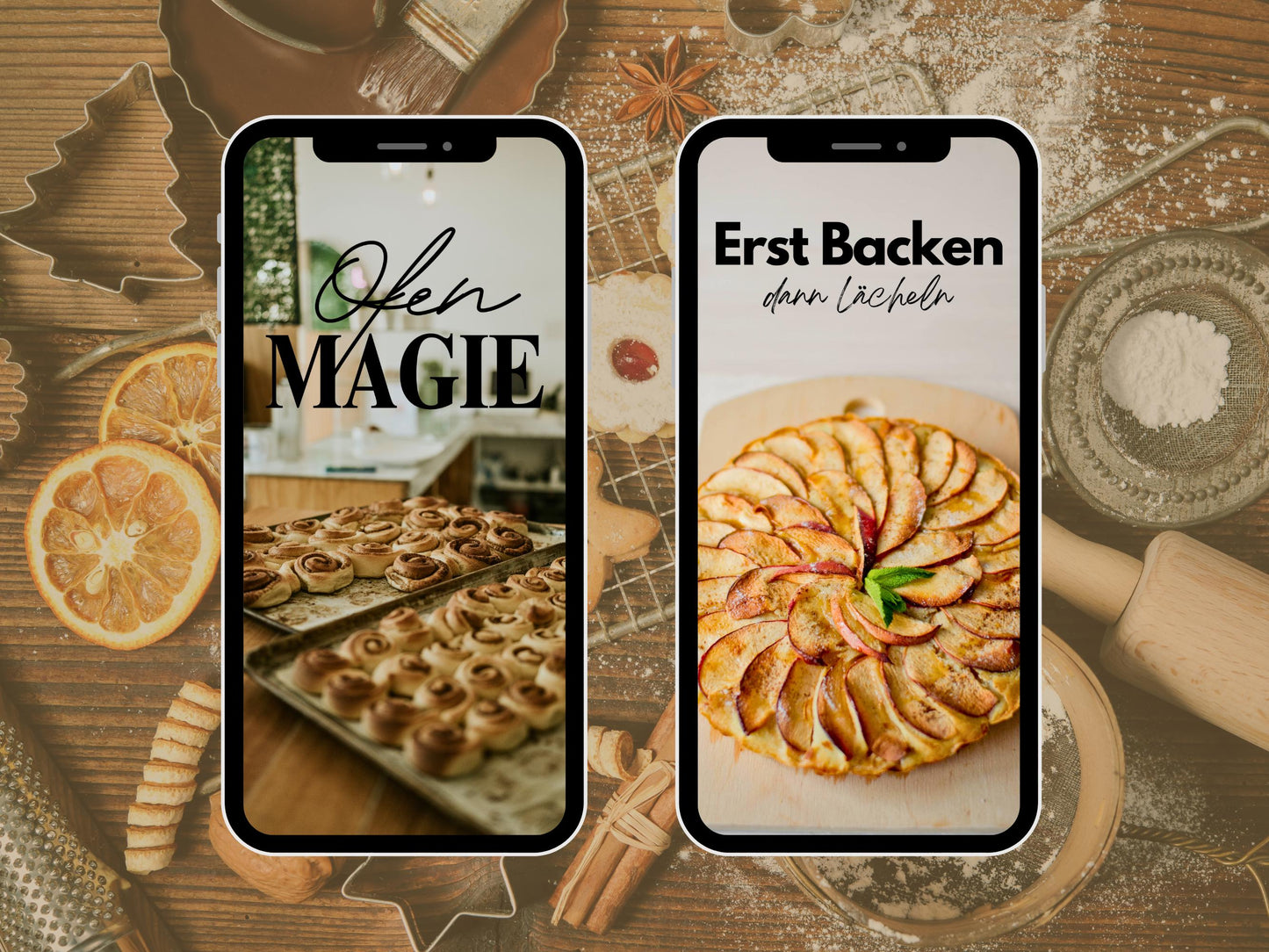 160 Instagram Story Sticker – Glühwein & Backen | Advent | Winter | Plätzchen Liebe | Deutsche Sprüche | Daily Basics | Weihnachten PNG