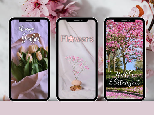 200 Instagram Story Sticker – Frühling Deutsch | Spring Vibes | Blütenzauber | Saison Sprüche | Pastell | Daily Alltag | Kalligraphie Ostern