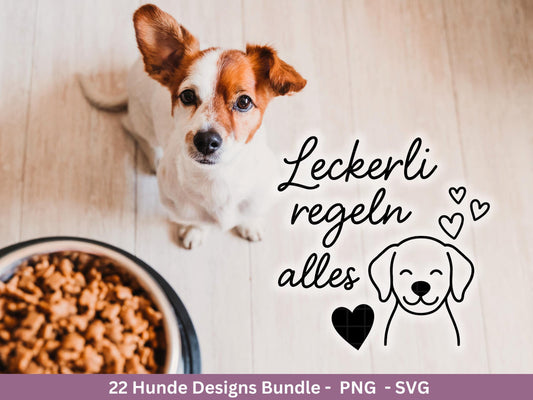 Hunde Plotterdatei Bundle – Hundeliebe Sprüche & Motive SVG PNG | Hunde Mama Design | Cricut | Laserdatei Holzgravur | Geschenk Hund