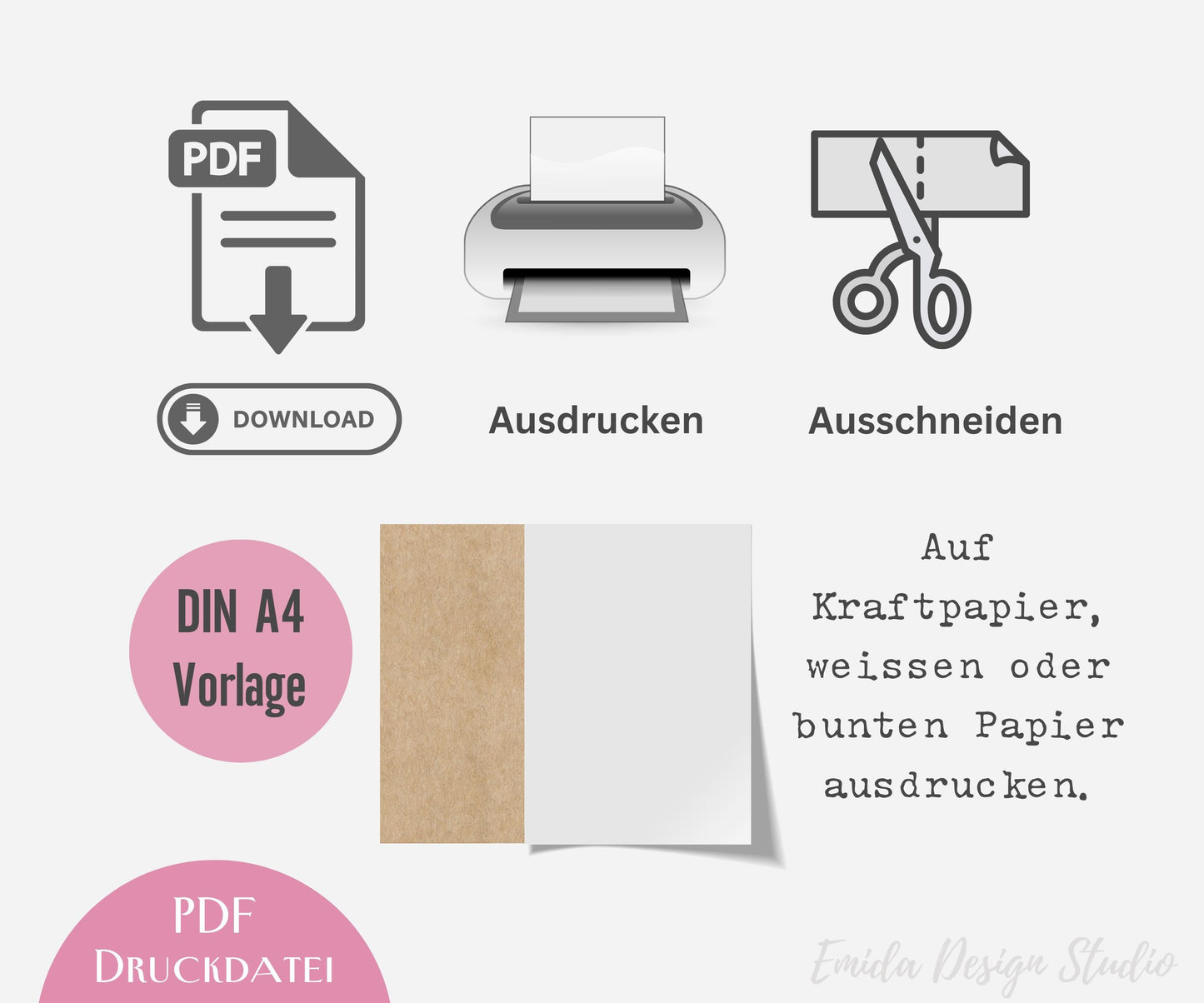 Druckvorlage Banderole Gute Besserung – Schokolade Verpackung | Mutmacher Geschenk Krankenhaus | DIY Mitbringsel Genesung | PDF zum drucken