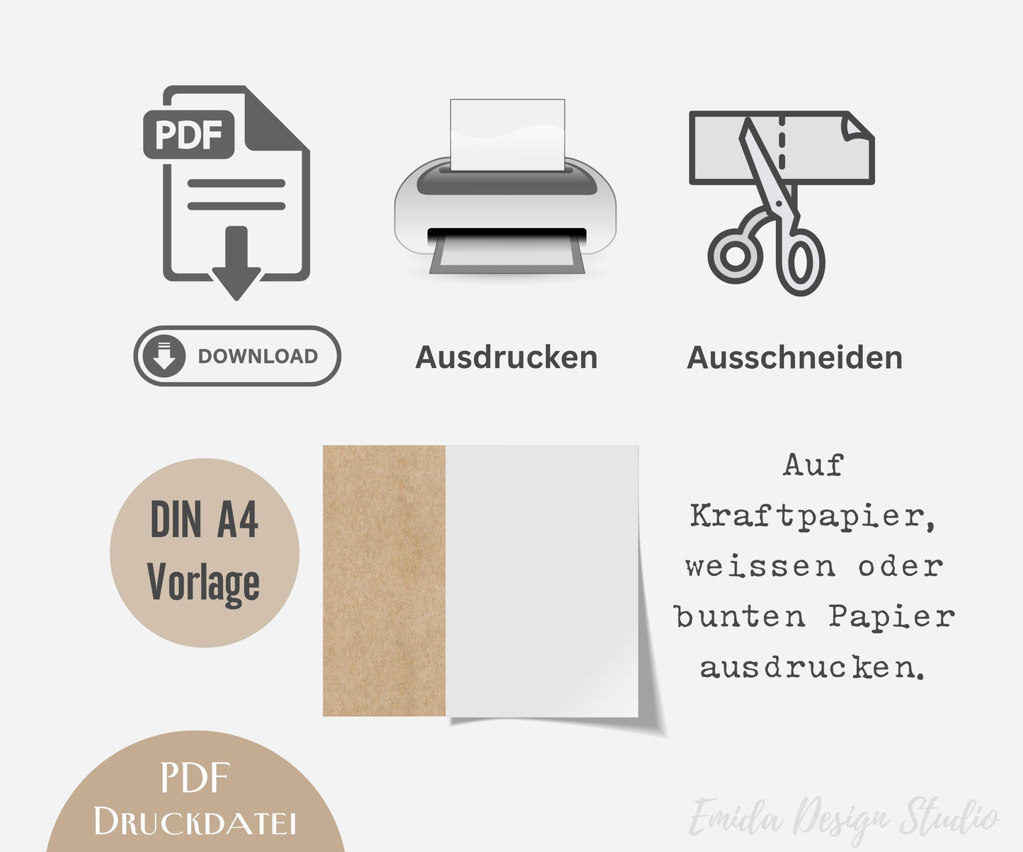 Druckvorlage Geschenkanhänger Geburtstag – Geschenkdeko DIY | Anhänger für Geburtstagsgeschenke | PDF zum Ausdrucken | Geburtstagsdeko Idee