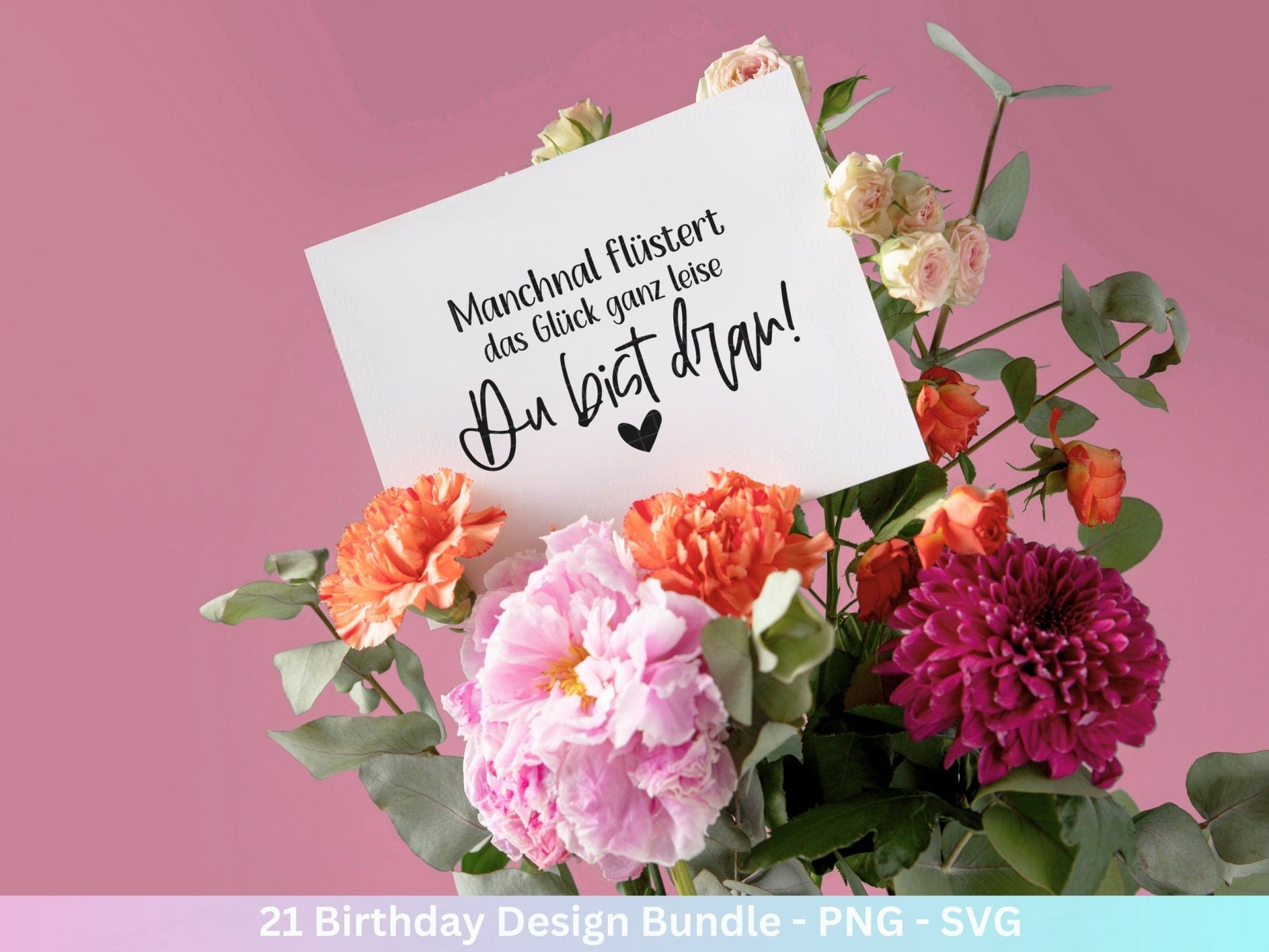 Plotterdatei Geburtstag - Geburtstags - Svg - Bundle - Geburtstagssprüche svg - Geburtstag Cricut Silhouette - Glücksstern - Geburtstag Clipart - EmidaDesign