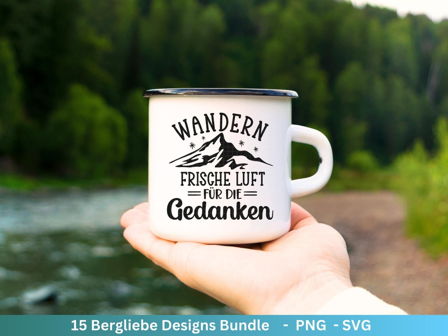 Plotterdatei Wandern - Bergliebe Svg - Wandern Svg - Plotterdatei Camper, Camping Sprüche, Berge Svg - Urlaub Svg - Wanderlust - Laserdatei - EmidaDesign