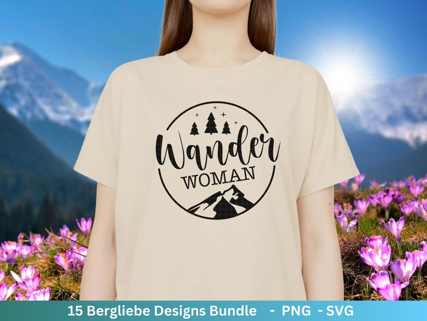 Plotterdatei Wandern - Bergliebe Svg - Wandern Svg - Plotterdatei Camper, Camping Sprüche, Berge Svg - Urlaub Svg - Wanderlust - Laserdatei - EmidaDesign
