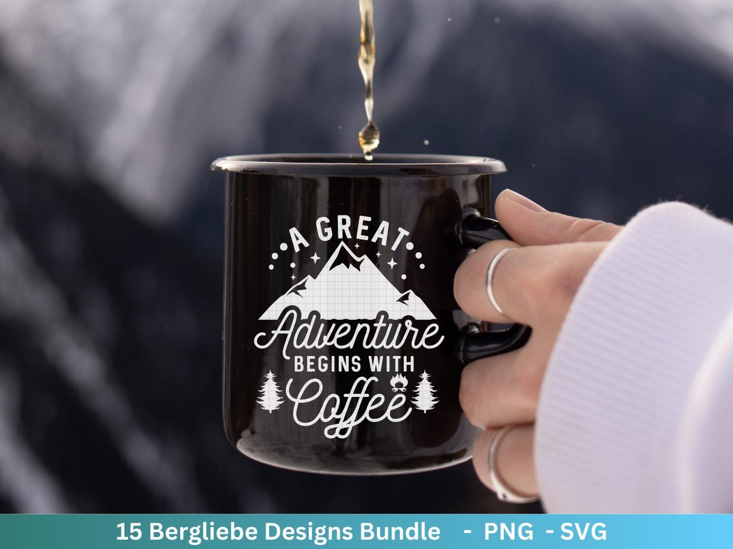 Plotterdatei Wandern - Bergliebe Svg - Wandern Svg - Plotterdatei Camper, Camping Sprüche, Berge Svg - Urlaub Svg - Wanderlust - Laserdatei - EmidaDesign