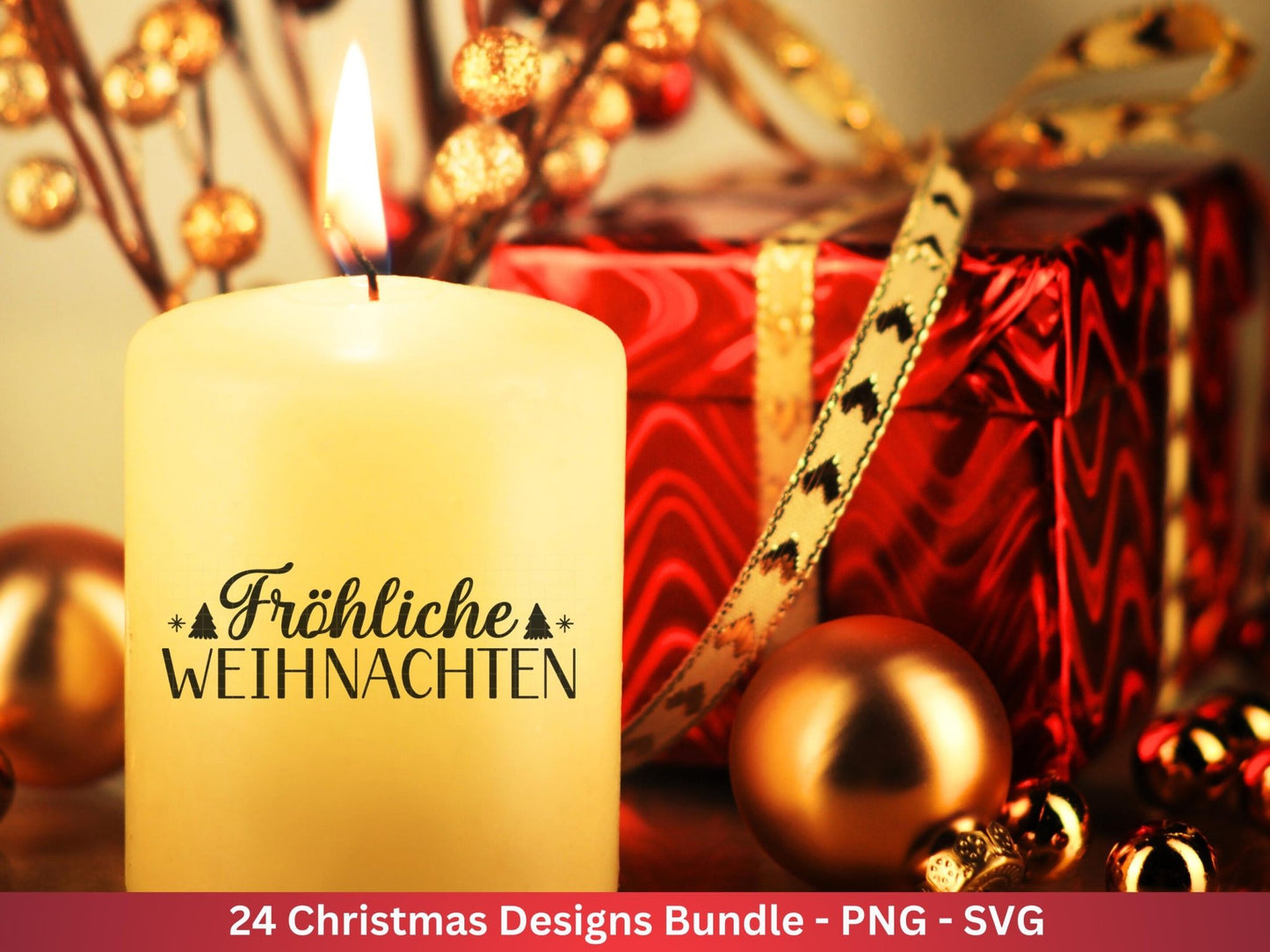 Plotterdatei Weihnachten - Frohe Weihnachten svg - Schriftzüge Weihnachten deutsch - Silhouette Cricut - Weihnachtshäuser svg - Tannenbaum - EmidaDesign