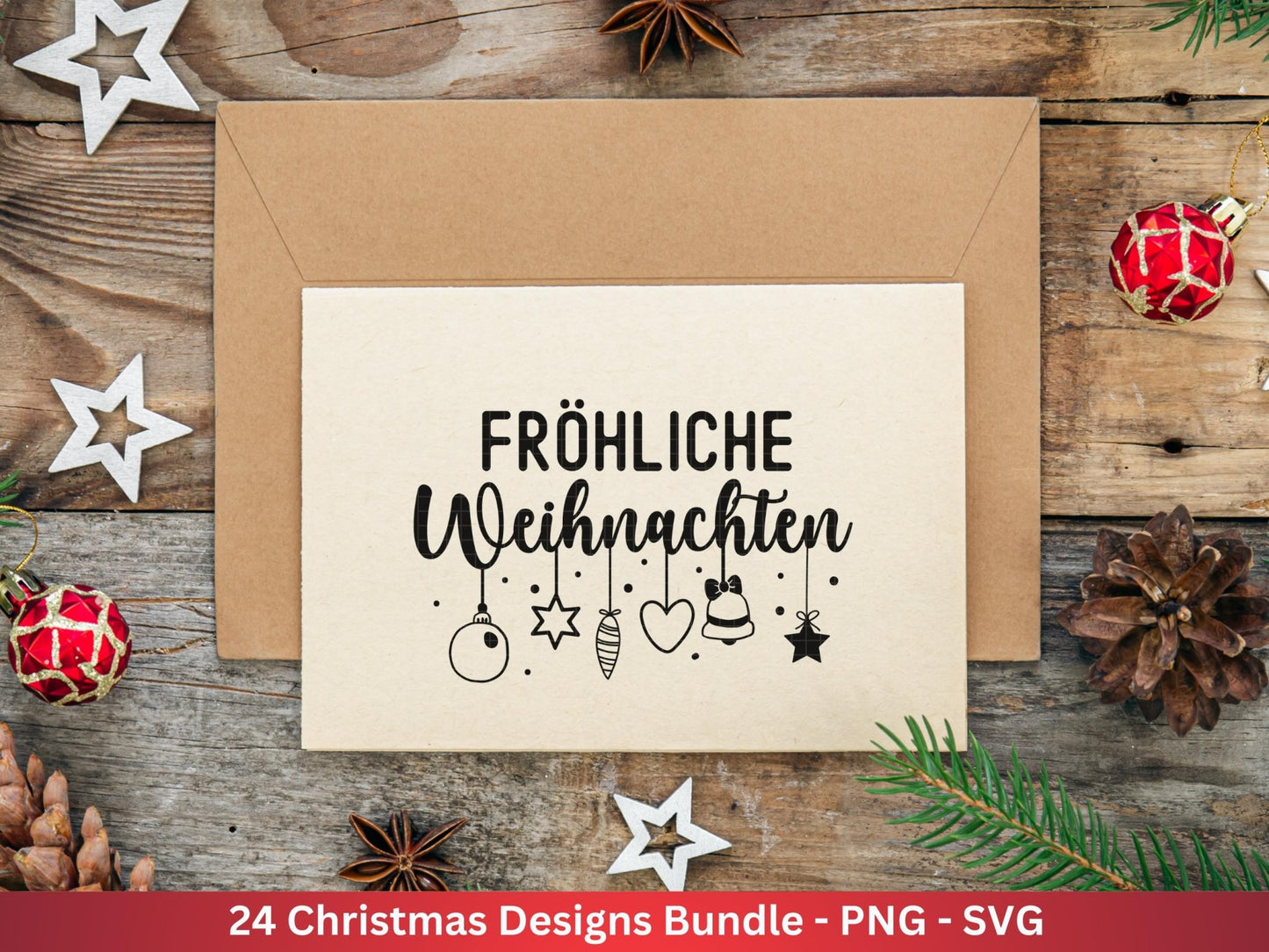 Plotterdatei Weihnachten - Frohe Weihnachten svg - Schriftzüge Weihnachten deutsch - Silhouette Cricut - Weihnachtshäuser svg - Tannenbaum - EmidaDesign