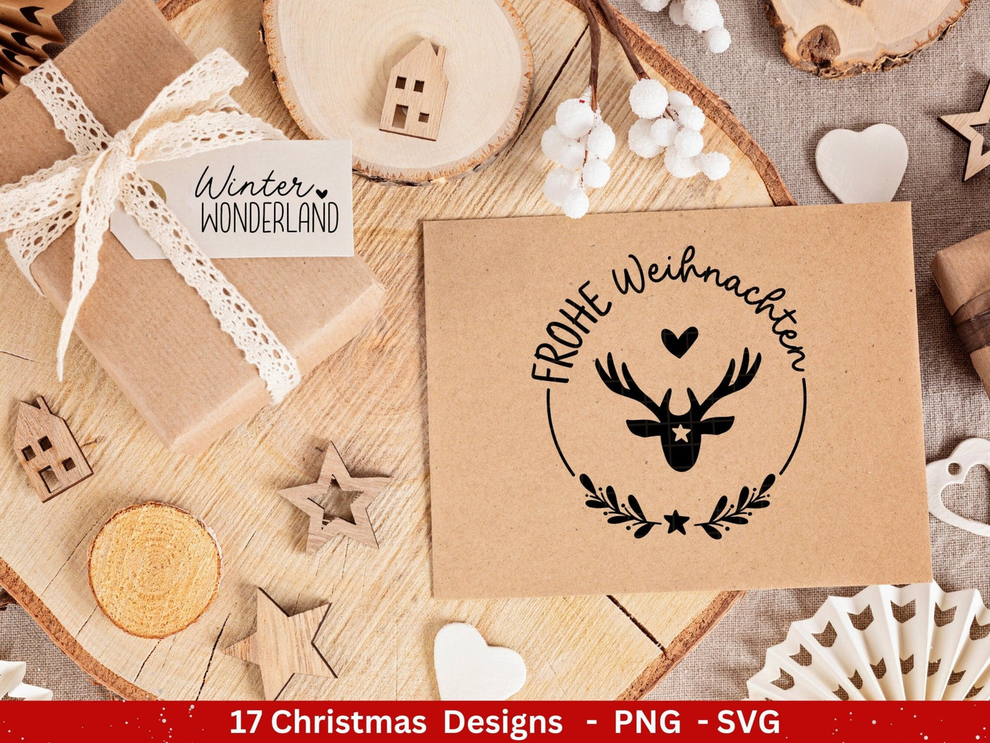 Plotterdatei Weihnachten - Weihnachten Schriftzüge - Frohe Weihnachten svg - Winterzauber svg - Cricut Silhouette - Laserdatei Weihnachten - EmidaDesign