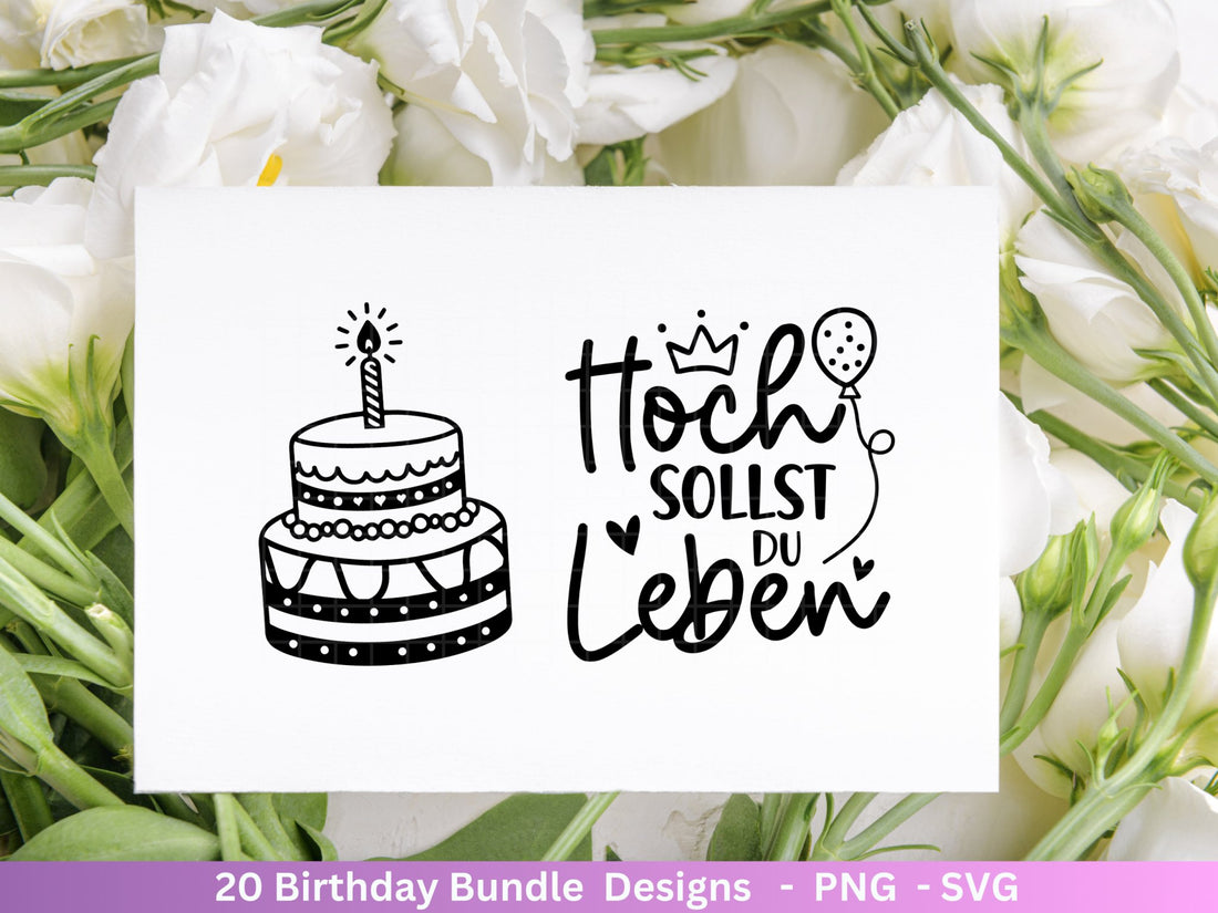 Kreative Geburtstag-Plotterdateien - EmidaDesign