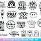 Deutsche Plotterdatei Einschulung svg png - Schulstart svg -  Schulanfang Sprüche - Cricut Silhouette - Einschulung Geschenk Schulanfang png