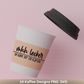 Deutsche Plotterdatei Kaffee - Kaffee svg Bundle - Kaffeetasse svg -  Deutsche Sprüche Kaffee - Cricut Silhouette Studio Plotterdatei SVG